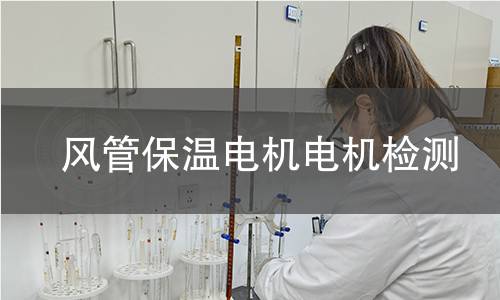 风管保温电机电机检测