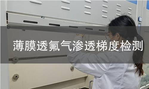 薄膜透氟气渗透梯度检测